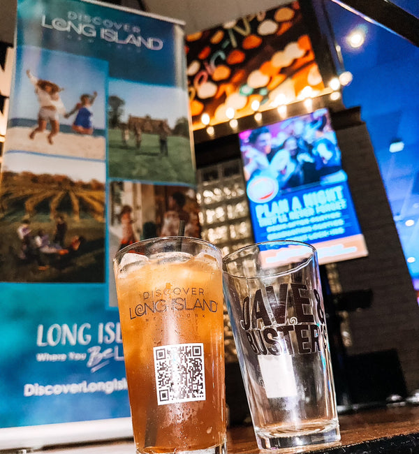 Pint Glass - Discover Long Island x Dave & Buster's Collaboration