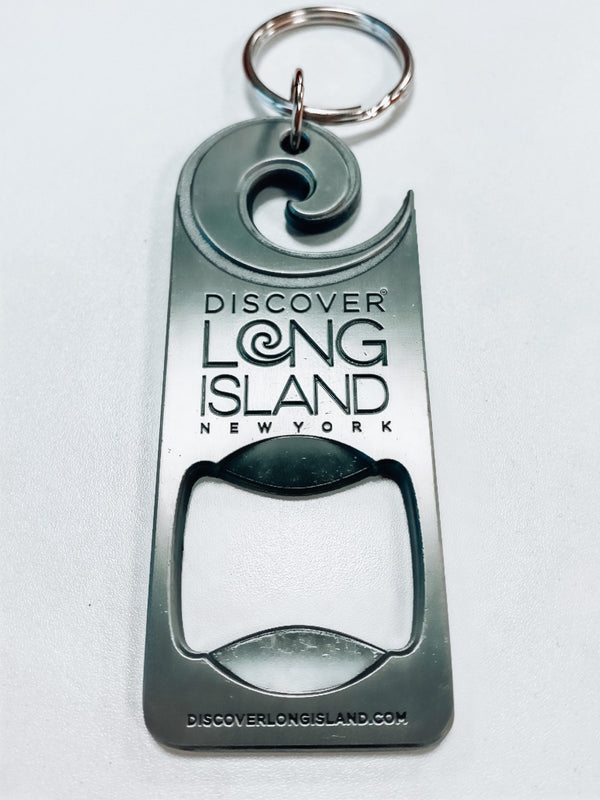 Long Island Wave Bottle Opener Keychain - Discover Long Island